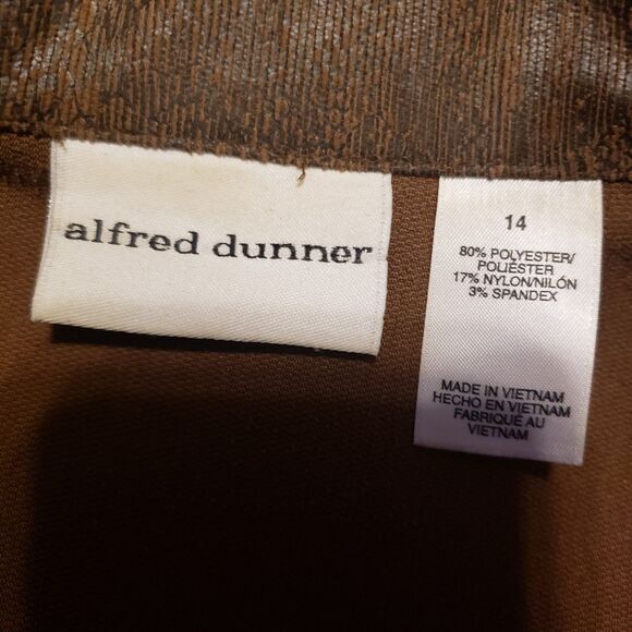 Alfred Dunner Faux Snake Skin Women's Dress Jacket Sz 14 - Picture 3 of 8